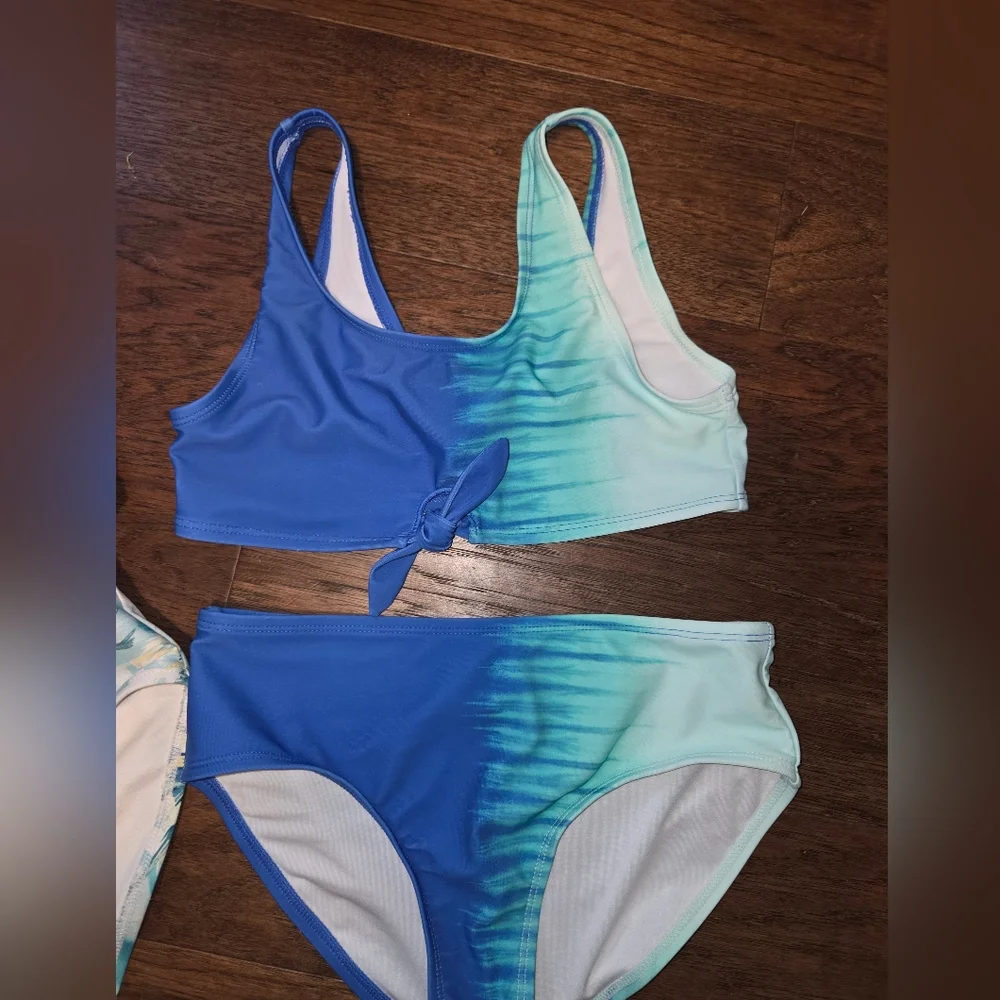 Lot Of 3 Old Navy Bathing Suits Size 10/12 Girls - Picture 4 of 7